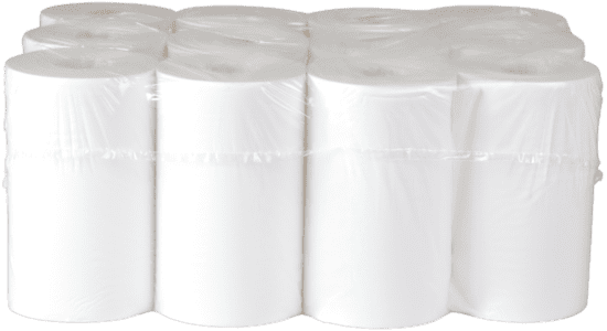 2-lags MINI Håndklæderulle - Hvid - BB teknik og miljø