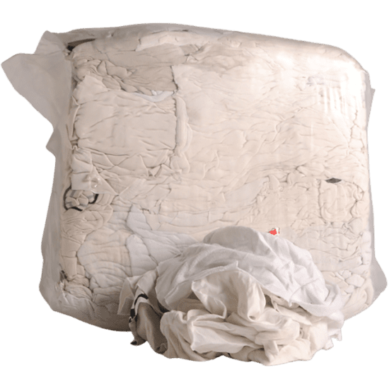 Hvid bomuld - kvalitet 2 - 10 kg - BB teknik og miljø