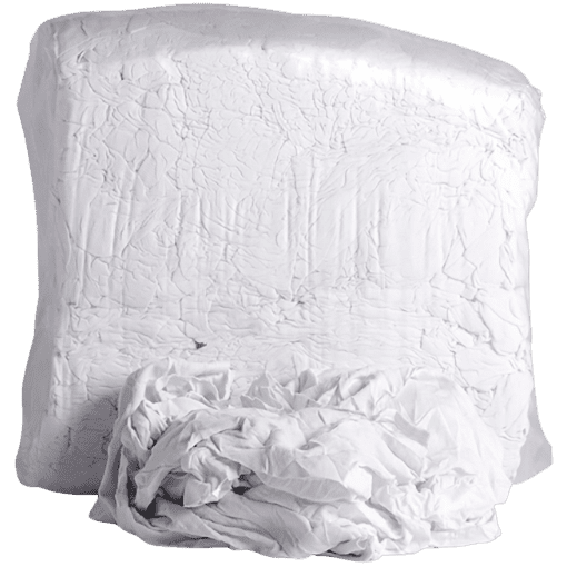 Hvide bomuldsklude - 10 kg - BB teknik og miljø