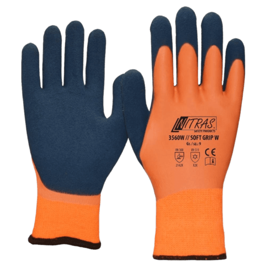 Soft Grip Handske - Foret - Latexdyppet - BB teknik og miljø