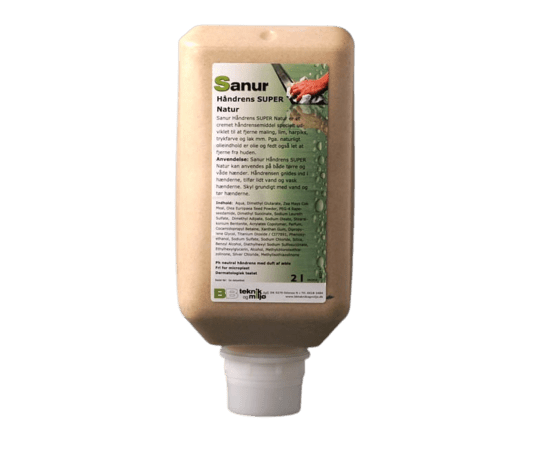Sanur - Håndrens Super Natur - 2 L - BB teknik og miljø