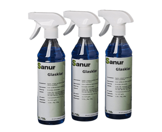 Sanur - Glasklar Sprayflaske - ½ L - BB teknik og miljø