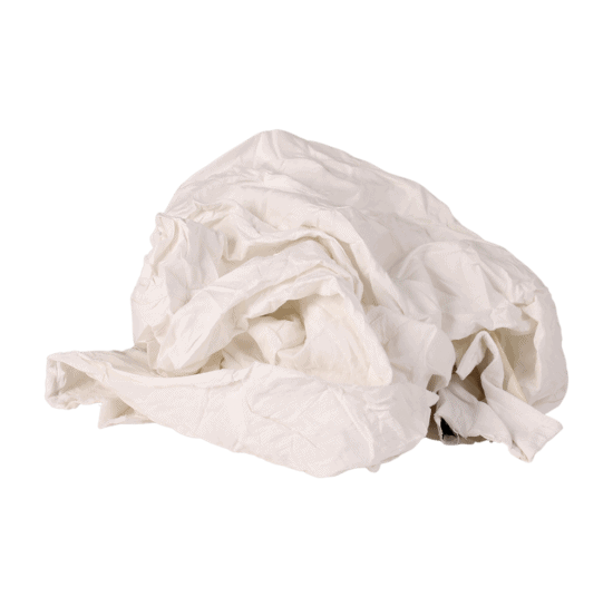Hvide linned/bomuldsklude - 25kg - BB teknik og miljø