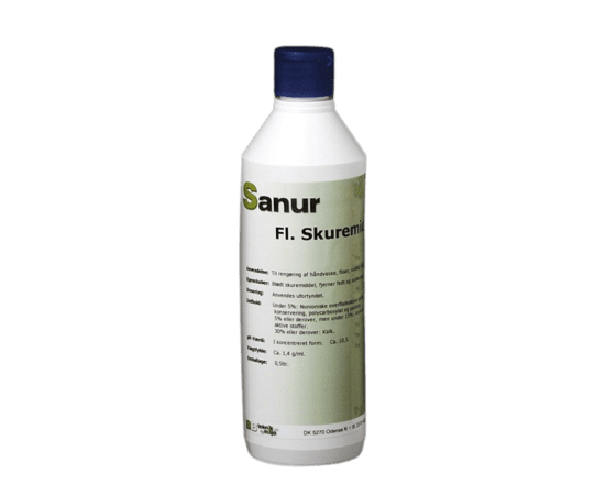 Sanur - Flydende Skurecreme - ½ L - BB teknik og miljø