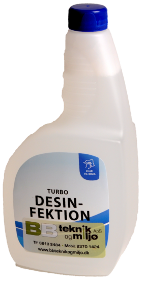 TURBO desinfektion 0,75 liter - BB teknik og miljø
