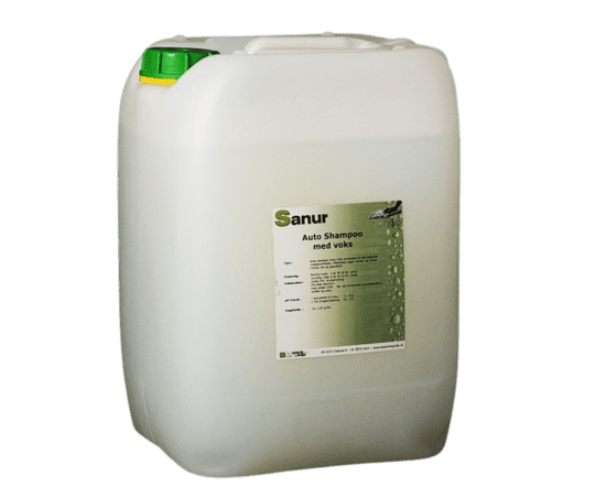 Sanur - Autoshampoo med Voks - 20 L - BB teknik og miljø