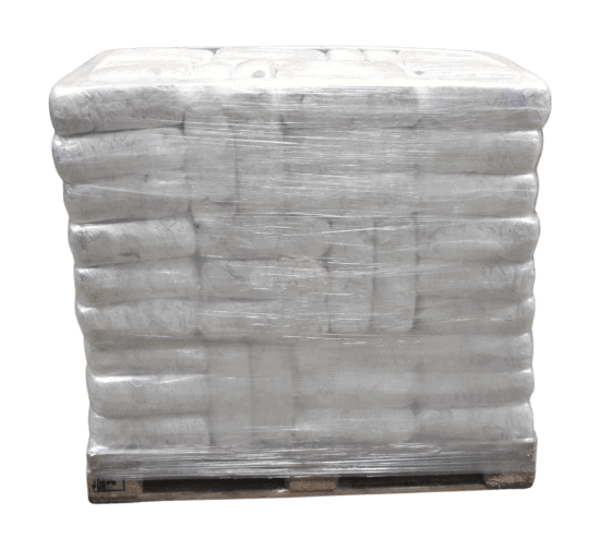 Hvide allround klude, bomuld/tekstil - 5 kg med bærehank - BB teknik og miljø